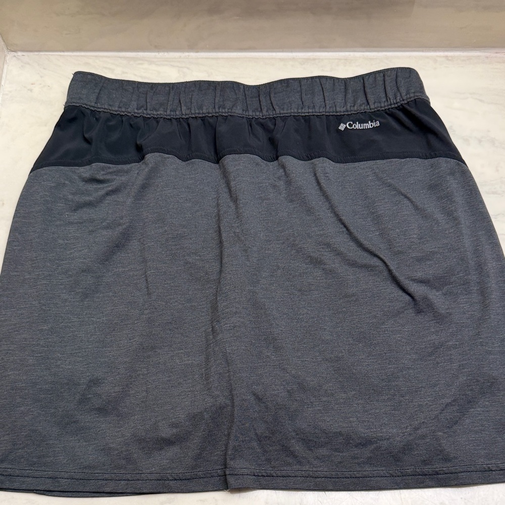 Columbia Gray and Black Mini Skirt